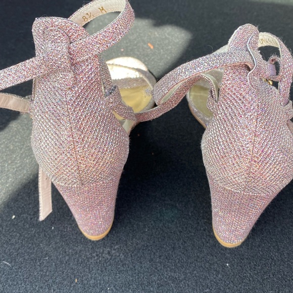Stuart Weitzman sparkle wedge heels! - Picture 2 of 8